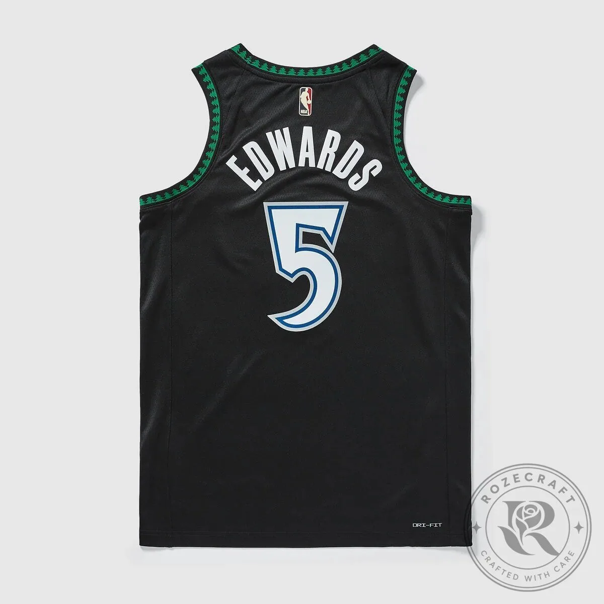 Anthony Edwards Minnesota Timberwolves Black Basketball Jersey 6 Anthony Edwards Minnesota Timberwolves Black Basketball Jersey