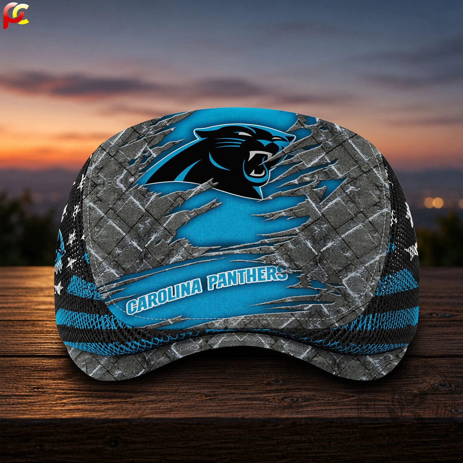 Carolina Panthers NFL Golf Flat Cap Hat for Men and Women 6 Carolina Panthers NFL Golf Flat Cap Hat for Men and Women
