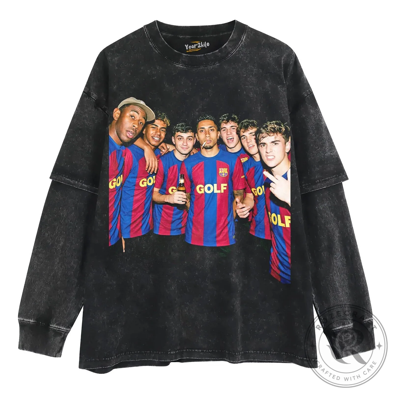 Tyler The Creator Golf Wang Barcelona Football Club Soccer Fan T-Shirt 14 Tyler The Creator Golf Wang Barcelona Football Club Soccer Fan T-Shirt