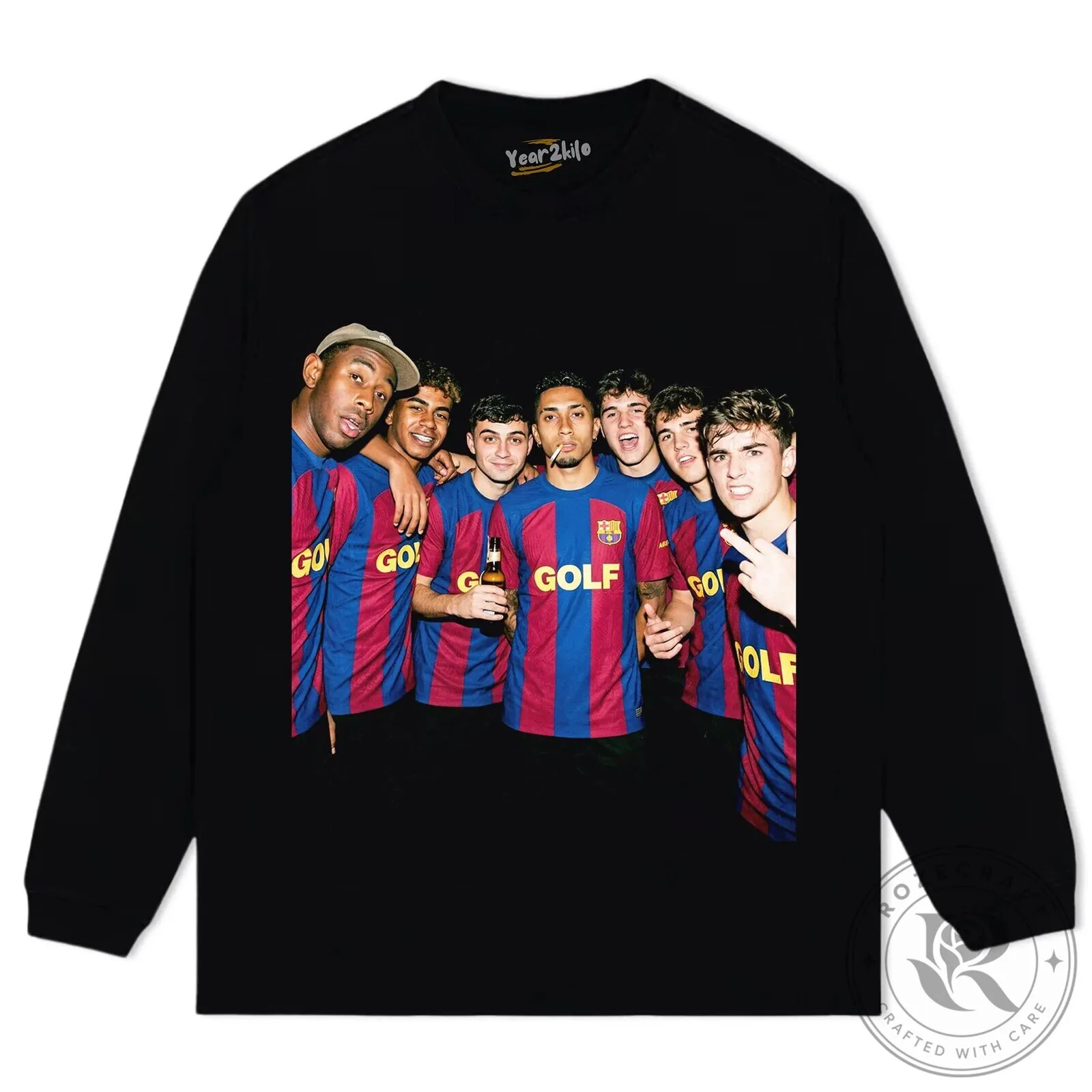 Tyler The Creator Golf Wang Barcelona Football Club Soccer Fan T-Shirt 15 Tyler The Creator Golf Wang Barcelona Football Club Soccer Fan T-Shirt