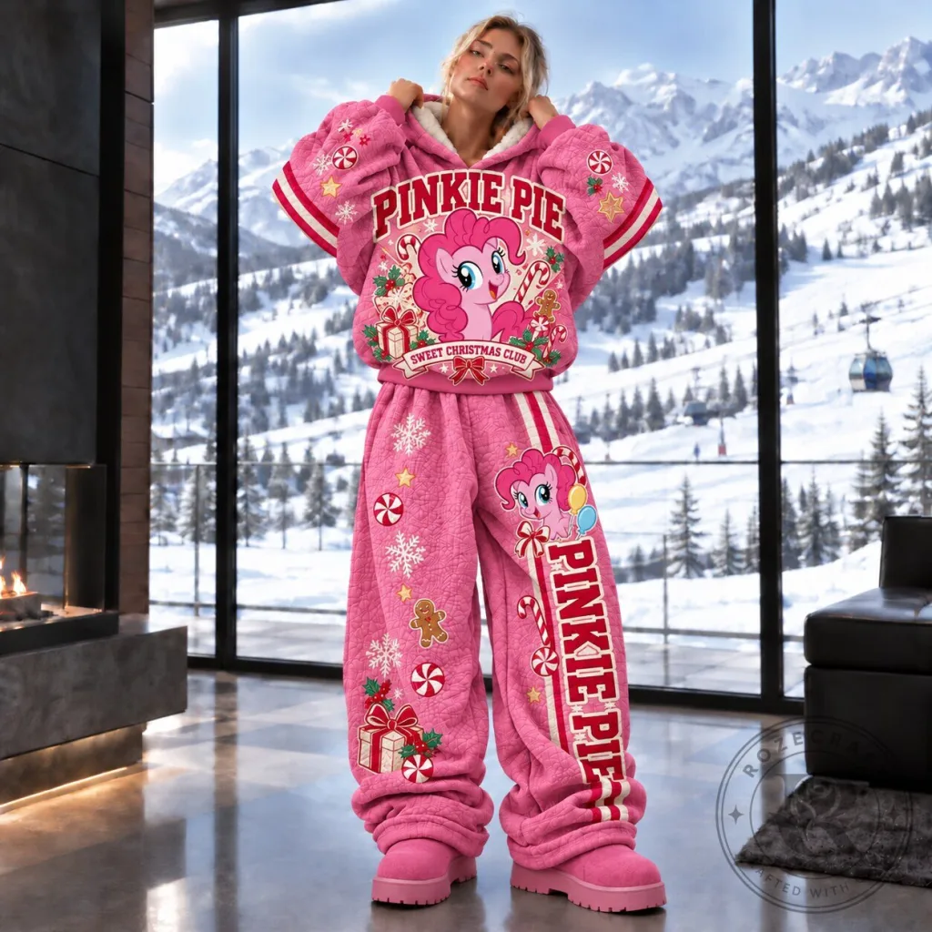 My Little Pony Pinkie Pie Sweet Christmas Club Sherpa Hoodie My Little Pony Pinkie Pie Sweet Christmas Club Sherpa Hoodie