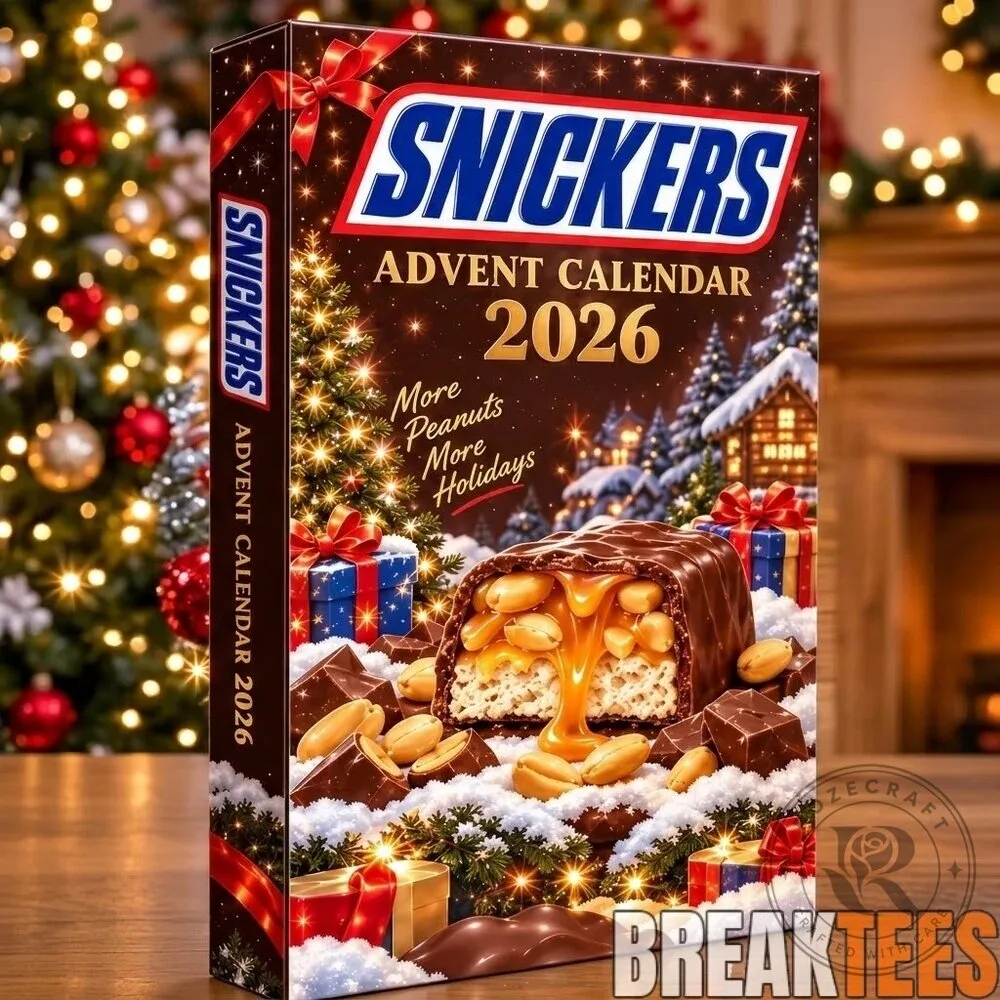 Snickers Candy Bar Christmas Holiday Advent Calendar 2D 3 Snickers Candy Bar Christmas Holiday Advent Calendar 2D