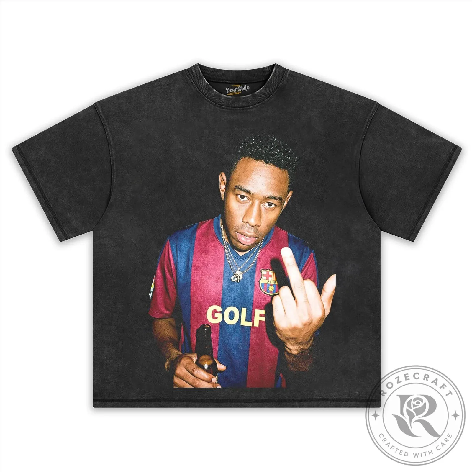 Tyler The Creator Golf Wang Barcelona Football Club Fan T-Shirt 10 Tyler The Creator Golf Wang Barcelona Football Club Fan T-Shirt