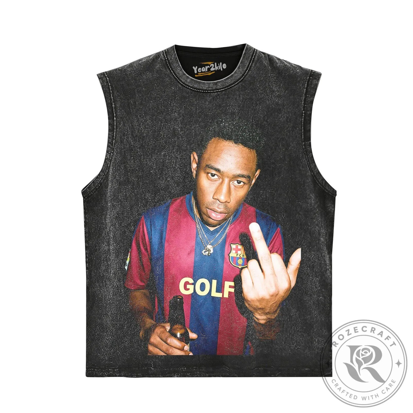Tyler The Creator Golf Wang Barcelona Football Club Fan T-Shirt 11 Tyler The Creator Golf Wang Barcelona Football Club Fan T-Shirt